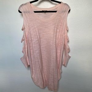 Express Cut Out Long Sleeve Tunic Sweater